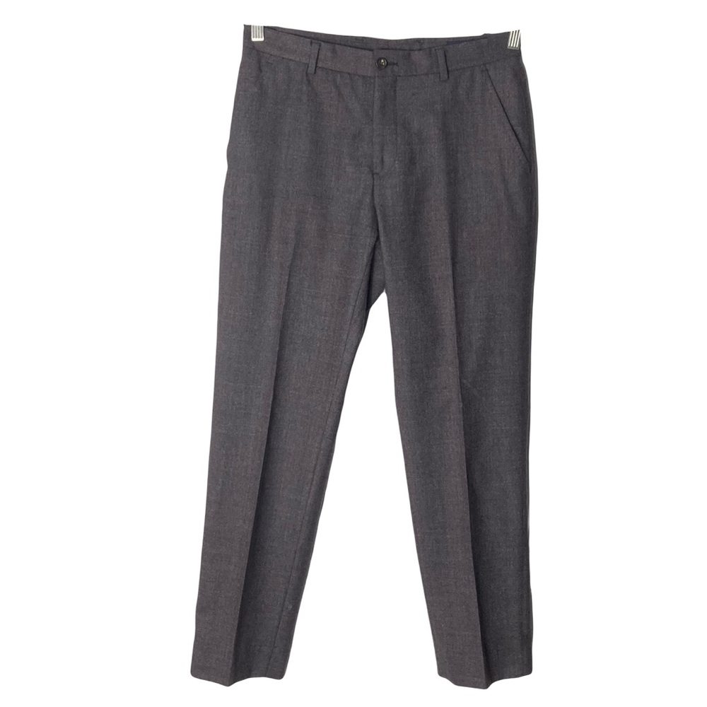 Nwot 1901 Nordstrom Brown Wool Slack Pants Mens Size 30 Brown Melange